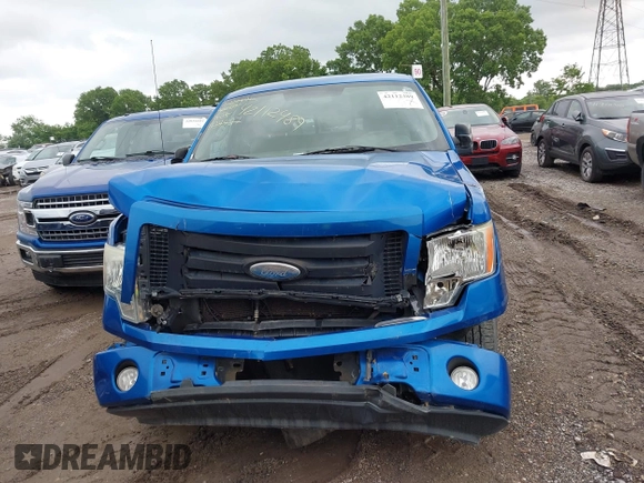 2009 Ford F-150 STX with VIN 1FTRX12839FB34927, listed as a IAAI auction lot 42112489 with 221,371 mi miles and . Bid and sale history available at DreamBid. Image 12.