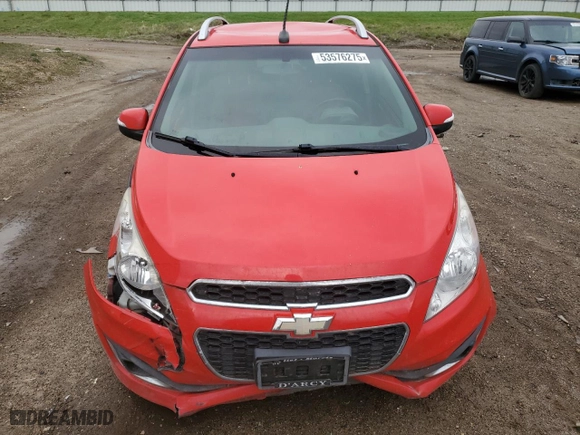 2014 Chevrolet Spark LT with VIN KL8CF6S91EC574826, listed as a Copart auction lot 53576275 with 0 mi miles and Clean Title. Bid and sale history available at carsss.com. Image 5.