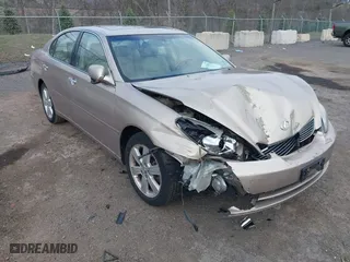 2005 Lexus ES 330 with VIN JTHBA30G255073920, listed as a IAAI auction lot 41886960 with 118,848 mi miles. Bid and sale history available at carsss.com. Image 1.