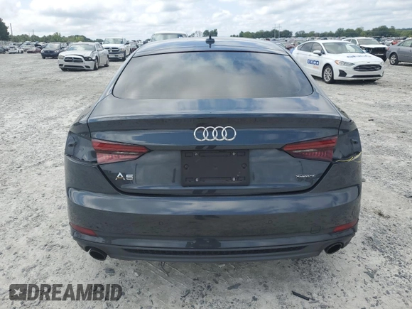 2019 Audi A5 Sportback Premium Plus with VIN WAUENCF59KA070019, listed as a Copart auction lot 65652683 with 48,694 mi miles. Bid and sale history available at carsss.com. Image 6.