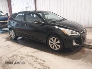 2014 Hyundai Accent SE with VIN KMHCU5AE5EU142686, listed as a IAAI auction lot 41890867 with 105,660 mi miles. Bid and sale history available at carsss.com. Image 1.