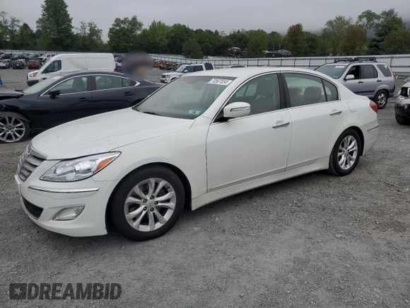 2012 Hyundai Genesis 3.8L with VIN KMHGC4DD2CU192055, listed as a Copart auction lot 70507034 with 131,463 mi miles and Salvage Title. Bid and sale history available at carsss.com. Image 1.