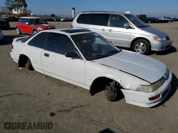 1992 Acura Integra with VIN JH4DA9357NS001599, listed as a Copart auction lot 83796424 with 188,218 mi miles and Salvage title. Bid and sale history available at DreamBid. Image 4.