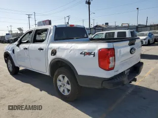 2024 Ford Ranger XL with VIN 1FTER4PH4RLE25246, listed as a Copart auction lot 57829235 with 328 mi miles and Salvage title. Bid and sale history available at DreamBid. Image 2.