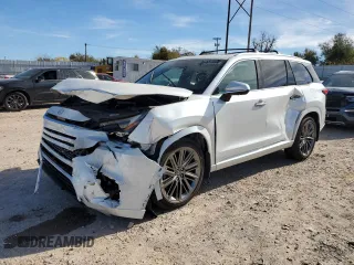 2024 Lexus TX with VIN 5TDAAAB64RS007004, listed as a Copart auction lot 82545504 with 11,711 mi miles and Salvage Title. Bid and sale history available at carsss.com. Image 1.