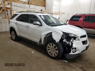 2011 Chevrolet Equinox LTZ with VIN 2CNFLGEC8B6460199, listed as a Copart auction lot 50601125 with 222,076 mi miles and Salvage Title. Bid and sale history available at carsss.com. Image 4.
