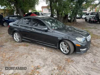 2013 Mercedes-Benz C 300 Sport with VIN WDDGF8AB6DR247705, listed as a IAAI auction lot 42196857 with 113,664 mi miles and . Bid and sale history available at DreamBid. Image 1.