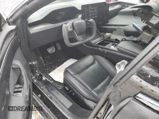 2023 Tesla Model S Plaid with VIN 5YJSA1E66PF502841, listed as a Copart auction lot 45660445 with 29,860 mi miles and Salvage title. Bid and sale history available at DreamBid. Image 8.