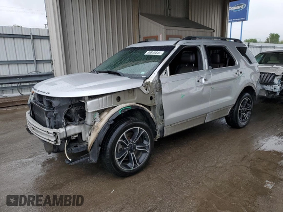 2014 Ford Explorer Sport with VIN 1FM5K8GTXEGA13105, listed as a Copart auction lot 56916645 with 165,814 mi miles and Salvage title. Bid and sale history available at DreamBid. Image 1.