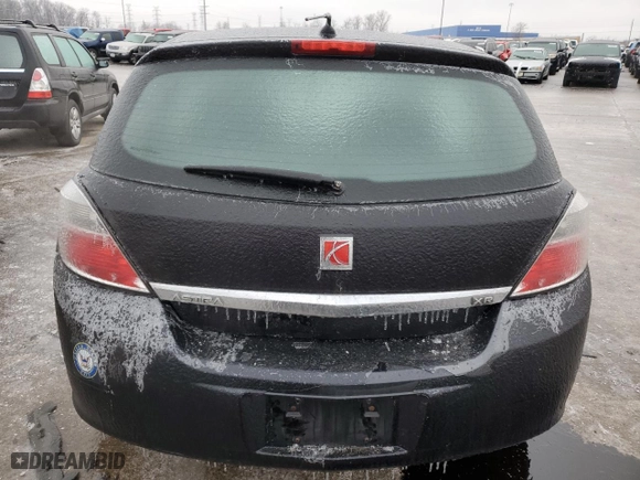 2008 Saturn Astra XR with VIN W08AT671685056142, listed as a Copart auction lot 43915805 with 89,168 mi miles and Salvage Title. Bid and sale history available at carsss.com. Image 6.