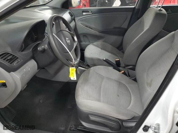 2015 Hyundai Accent GLS with VIN KMHCT4AE6FU855353, listed as a Copart auction lot 49717395 with 83,590 mi miles and Salvage Title. Bid and sale history available at carsss.com. Image 7.
