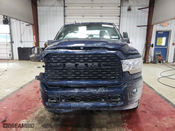2024 Ram 2500 Big Horn with VIN 3C6UR5DL4RG239656, listed as a Copart auction lot 43509895 with 3,956 mi miles and Salvage Title. Bid and sale history available at carsss.com. Image 5.