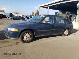 1995 Honda Civic DX z VIN 1HGEG8646SL012635, wystawiony jako Copart lot #81045074 z przebiegiem 167 736 mil mil oraz Czysty tytuł • Clean title. Historia ofert i sprzedaży dostępna na DreamBid. Obrazek 1.