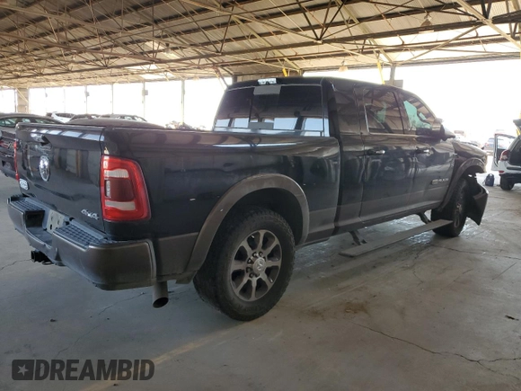 2019 Ram 2500 Longhorn with VIN 3C6UR5PL3KG644764, listed as a Copart auction lot 59995335 with 93,029 mi miles and Salvage title. Bid and sale history available at DreamBid. Image 3.
