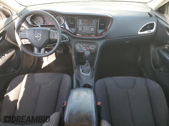 2015 Dodge Dart SXT with VIN 1C3CDFBBXFD128383, listed as a Copart auction lot 54830085 with 97,097 mi miles and Salvage title. Bid and sale history available at DreamBid. Image 8.