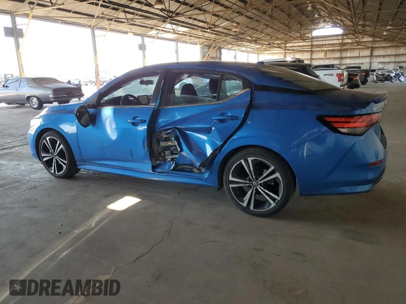 2021 Nissan Sentra SR z VIN 3N1AB8DV7MY327125, wystawiony jako Copart lot #59813715 z przebiegiem 24 576 mil mil oraz Szkoda całkowita • Salvage title. Historia ofert i sprzedaży dostępna na DreamBid. Obrazek 2.