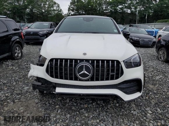 2021 Mercedes-Benz GLE 53 AMG with VIN 4JGFD6BBXMA489471, listed as a Copart auction lot 64043615 with Not provided miles and Clean title. Bid and sale history available at DreamBid. Image 5.