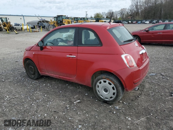 2012 FIAT 500 Pop z VIN 3C3CFFAR0CT381257, wystawiony jako Copart lot #50094125 z przebiegiem 95 282 mil mil oraz Czysty tytuł • Clean title. Historia ofert i sprzedaży dostępna na DreamBid. Obrazek 2.