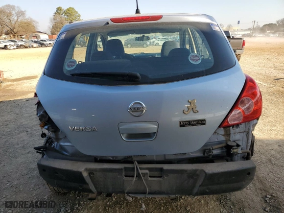 2009 Nissan Versa 1.8 S with VIN 3N1BC13E69L399769, listed as a Copart auction lot 48817145 with 158,347 mi miles and Salvage Title. Bid and sale history available at carsss.com. Image 6.