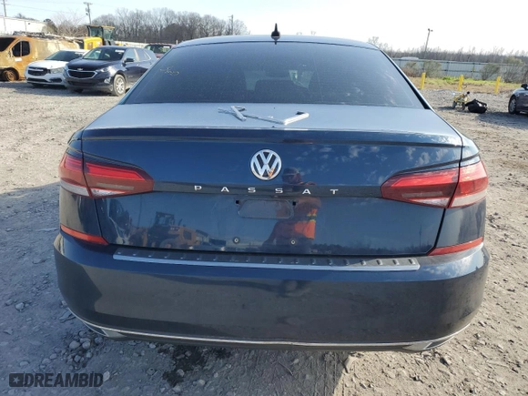 2021 Volkswagen Passat 2.0T SE with VIN 1VWSA7A3XMC009104, listed as a Copart auction lot 45550885 with 0 mi miles and Salvage Title. Bid and sale history available at carsss.com. Image 6.