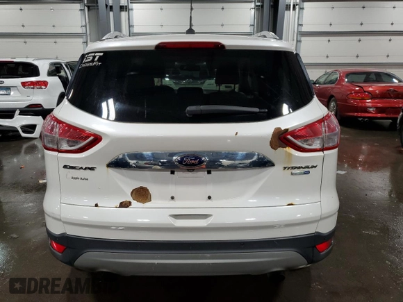 2014 Ford Escape Titanium with VIN 1FMCU9J94EUE52922, listed as a Copart auction lot 76987744 with 185,966 mi miles and Salvage Title. Bid and sale history available at carsss.com. Image 6.