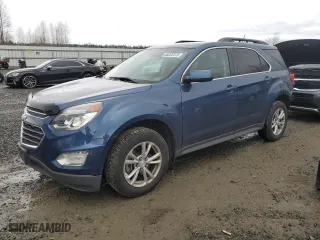 2016 Chevrolet Equinox LT with VIN 2GNFLFEK0G6145790, listed as a Copart auction lot 50222375 with 57,428 mi miles and Salvage Title. Bid and sale history available at carsss.com. Image 1.