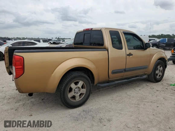 2005 Nissan Frontier SE with VIN 1N6AD06U05C402400, listed as a Copart auction lot 55028935 with 121,827 mi miles and Salvage title. Bid and sale history available at DreamBid. Image 3.
