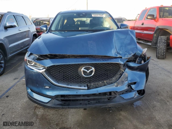 2017 Mazda CX-5 Sport with VIN JM3KFBBL6H0129258, listed as a Copart auction lot 80687694 with 106,120 mi miles and Salvage Title. Bid and sale history available at carsss.com. Image 5.