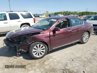 2015 Honda Accord Touring z VIN 1HGCR3F91FA028372, wystawiony jako Copart lot #54873435 z przebiegiem 97 435 mil mil oraz Szkoda całkowita • Salvage title. Historia ofert i sprzedaży dostępna na DreamBid. Obrazek 1.