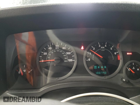 2007 Jeep Compass Sport with VIN 1J8FF47W87D389993, listed as a Copart auction lot 46369205 with 100,740 mi miles and Salvage Title. Bid and sale history available at carsss.com. Image 9.