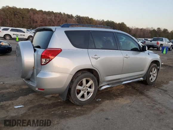 2008 Toyota RAV4 Ltd with VIN JTMZK31V785021133, listed as a Copart auction lot 43470655 with 266,830 mi miles and Salvage Title. Bid and sale history available at carsss.com. Image 3.
