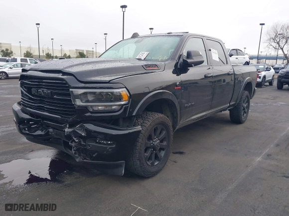 2022 Ram 2500 Laramie with VIN 3C6UR5FL2NG377414, listed as a IAAI auction lot 41492443 with 100,477 mi miles. Bid and sale history available at carsss.com. Image 22.