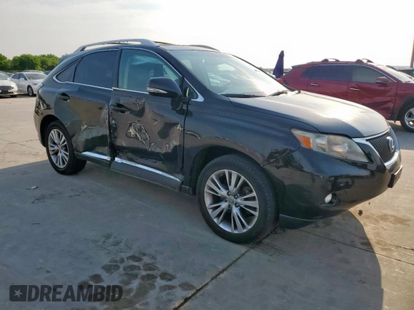 2011 Lexus RX 350 with VIN 2T2ZK1BA3BC063675, listed as a Copart auction lot 57268195 with 130,554 mi miles and Salvage title. Bid and sale history available at DreamBid. Image 4.