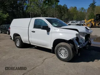 2023 Chevrolet Silverado 1500 Work Truck with VIN 3GCNAAEK7PG363260, listed as a Copart auction lot 52376205 with 85,656 mi miles and Clean Title. Bid and sale history available at carsss.com. Image 4.