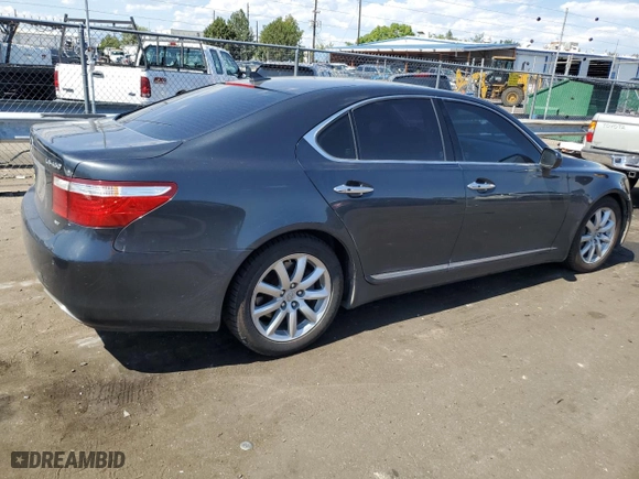 2009 Lexus LS 460 with VIN JTHCL46F895002200, listed as a Copart auction lot 70256104 with 131,358 mi miles and Clean Title. Bid and sale history available at carsss.com. Image 3.