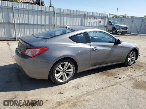 2010 Hyundai Genesis Coupe Premium with VIN KMHHT6KD9AU004230, listed as a Copart auction lot 56286055 with 199,511 mi miles and Salvage title. Bid and sale history available at DreamBid. Image 3.