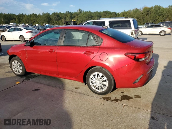 2022 Kia Rio S with VIN 3KPA24AD7NE439511, listed as a Copart auction lot 74495154 with 55,733 mi miles and Clean Title. Bid and sale history available at carsss.com. Image 2.