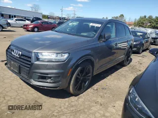 2019 Audi Q7 Prestige with VIN WA1VAAF72KD049798, listed as a Copart auction lot 50126145 with 0 mi miles and Salvage Title. Bid and sale history available at carsss.com. Image 1.