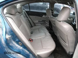 2015 Honda Civic EX-L with VIN 2HGFB2F90FH526463, listed as a Copart auction lot 52945805 with 138,646 mi miles and Salvage Title. Bid and sale history available at carsss.com. Image 10.