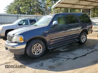 2000 Ford Expedition XLT with VIN 1FMRU15L7YLA86398, listed as a Copart auction lot 75015834 with 203,915 mi miles and Salvage Title. Bid and sale history available at carsss.com. Image 1.