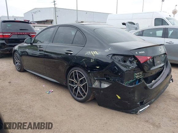 2022 Mercedes-Benz C 300 with VIN W1KAF4GB8NR046010, listed as a IAAI auction lot 41884770 with 34,972 mi miles and . Bid and sale history available at DreamBid. Image 3.
