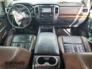 2016 Nissan Titan XD Platinum Reserve with VIN 1N6BA1F26GN500713, listed as a Copart auction lot 73125844 with 133,110 mi miles and Salvage Title. Bid and sale history available at carsss.com. Image 8.