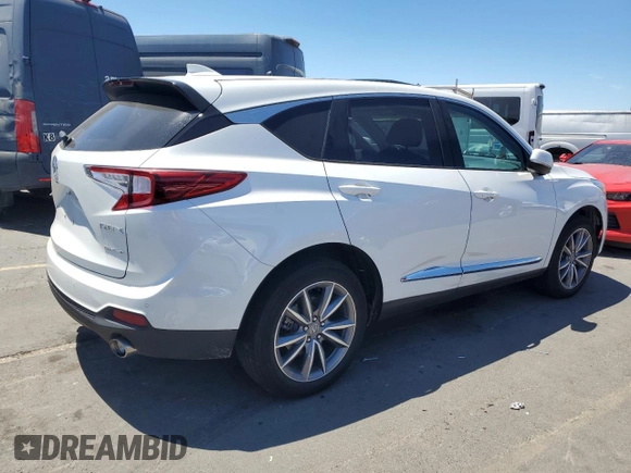 2021 Acura RDX Technology with VIN 5J8TC2H53ML038361, listed as a Copart auction lot 65662784 with Not Provided miles and Salvage Title. Bid and sale history available at DreamBid. Image 3.