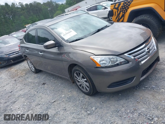 2015 Nissan Sentra SV z VIN 3N1AB7APXFY244338, wystawiony jako IAAI lot #42182605 z przebiegiem 166 366 mil mil oraz . Historia ofert i sprzedaży dostępna na DreamBid. Obrazek 1.