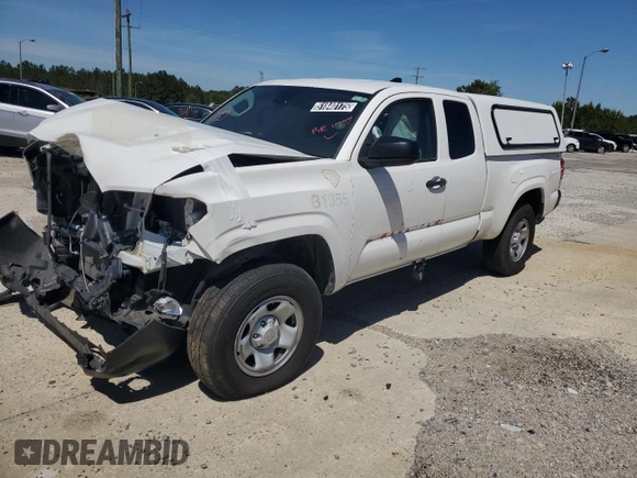 2023 Toyota Tacoma SR z VIN 3TYRX5GN5PT071577, wystawiony jako Copart lot #51840175 z przebiegiem 46 472 mil mil oraz Szkoda całkowita • Salvage title. Historia ofert i sprzedaży dostępna na DreamBid. Obrazek 1.