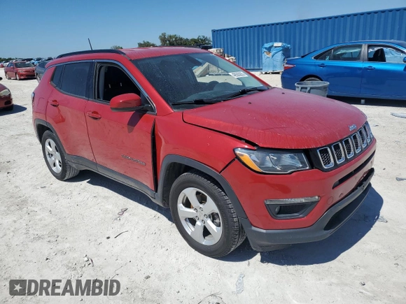2019 Jeep Compass Altitude with VIN 3C4NJCBB7KT851771, listed as a Copart auction lot 48555855 with 77,820 mi miles and Salvage Title. Bid and sale history available at carsss.com. Image 4.