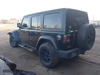 2020 Jeep Wrangler Unlimited Sport Altitude with VIN 1C4HJXDGXLW329841, listed as a IAAI auction lot 41060142 with 57,243 mi miles. Bid and sale history available at carsss.com. Image 3.