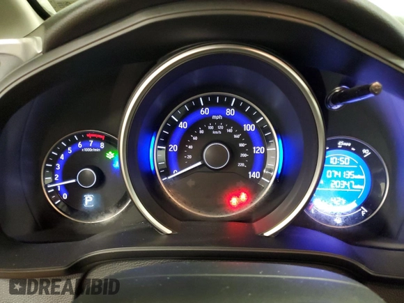 2015 Honda Fit EX-L with VIN 3HGGK5H80FM776376, listed as a Copart auction lot 44514405 with 74,135 mi miles and Salvage Title. Bid and sale history available at carsss.com. Image 9.