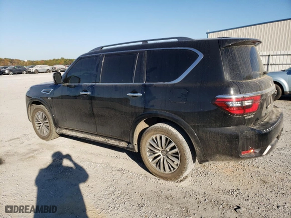 2021 Nissan Armada SL with VIN JN8AY2BBXM9791165, listed as a Copart auction lot 77525884 with NaN miles and Salvage Title. Bid and sale history available at carsss.com. Image 2.