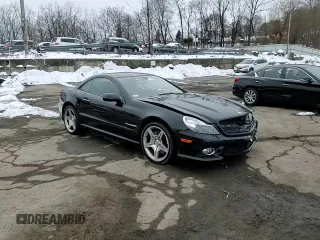 2009 Mercedes-Benz SL 550 with VIN WDBSK71F29F152210, listed as a Copart auction lot 44854165 with 69,777 mi miles and Salvage title. Bid and sale history available at DreamBid. Image 11.